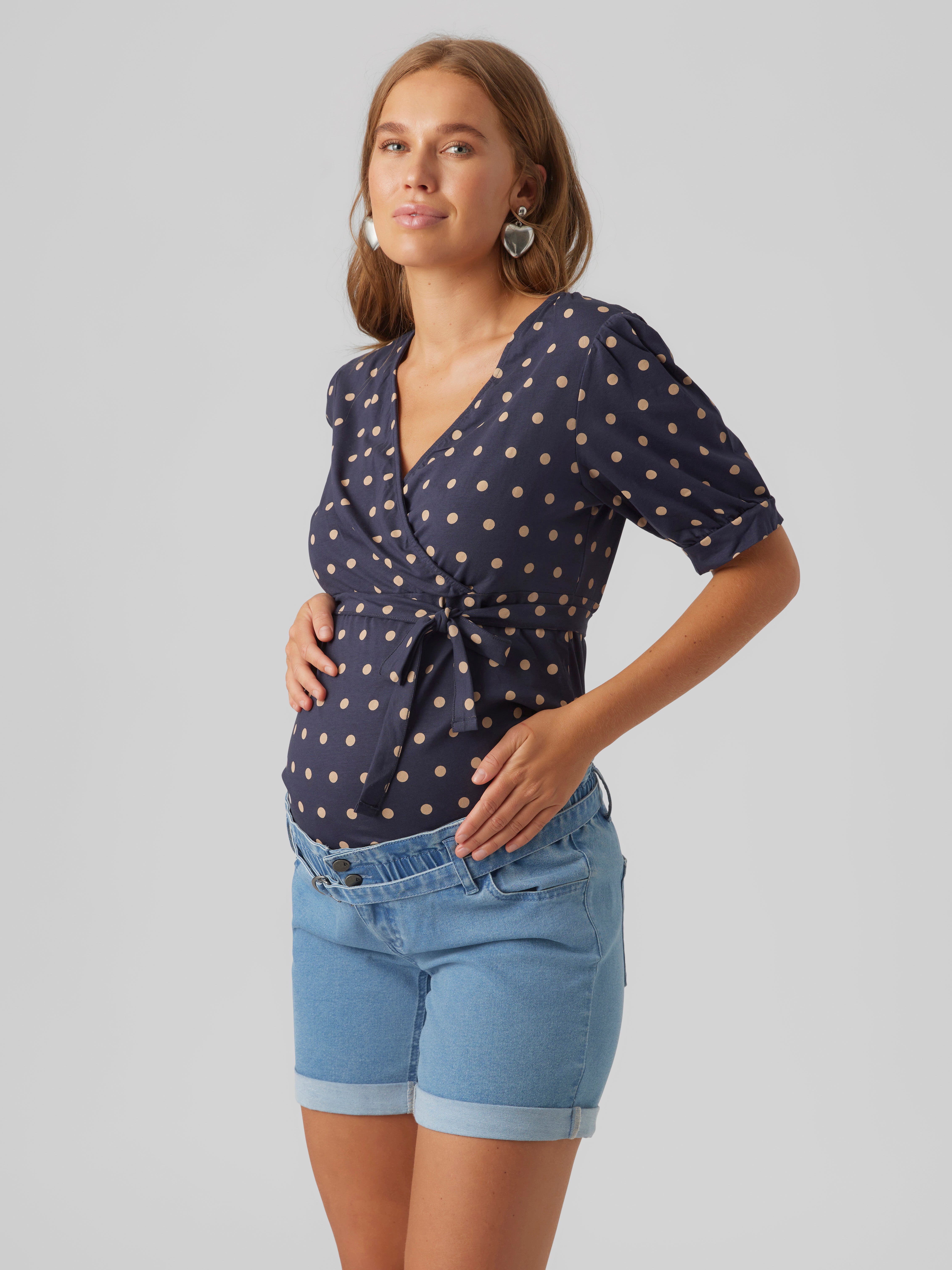 Mamalicious Maternity Nursing Top Organic Cotton Size S