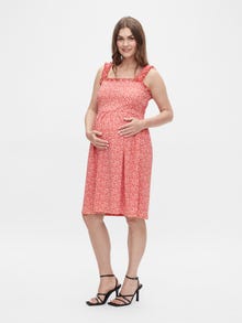 MAMA.LICIOUS MLBELLA Robe de Maternité -High Risk Red - 20018002