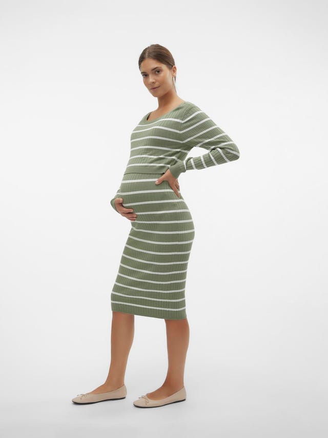 MAMA.LICIOUS Knitted maternity-dress - 20018080