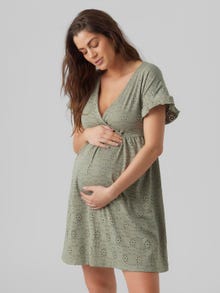 MAMA.LICIOUS MLDINNE Robe de Maternité -Sea Spray - 20018106