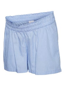 MAMA.LICIOUS Zwangerschaps-shorts -Azure Blue - 20018133