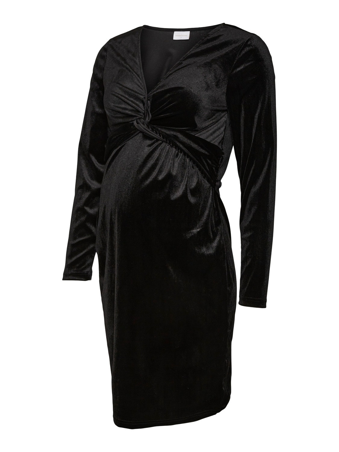 MAMA.LICIOUS Robe courte Bodycon Fit Col en V -Black - 20018144
