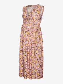MAMA.LICIOUS MLLEXIE Maternity Dress -Limelight - 20018200