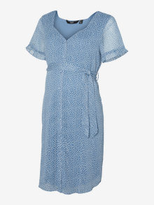 MAMA.LICIOUS VMMCARO Umstandskleid -Coronet Blue - 20018365
