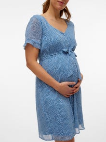 MAMA.LICIOUS VMMCARO Umstandskleid -Coronet Blue - 20018365