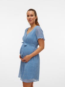 MAMA.LICIOUS VMMCARO Umstandskleid -Coronet Blue - 20018365