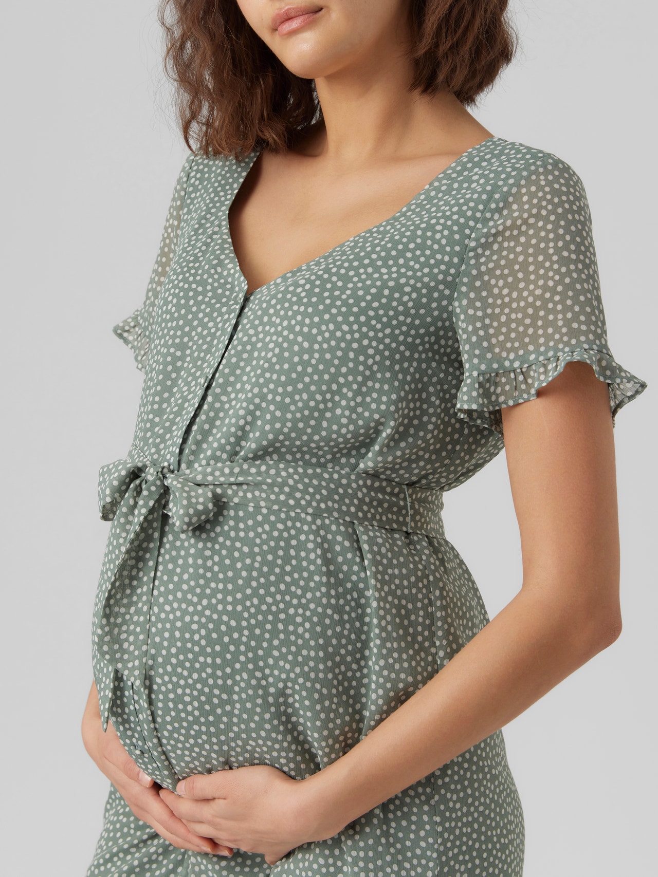 MAMA.LICIOUS Umstands-Kleid -Chinois Green - 20018365