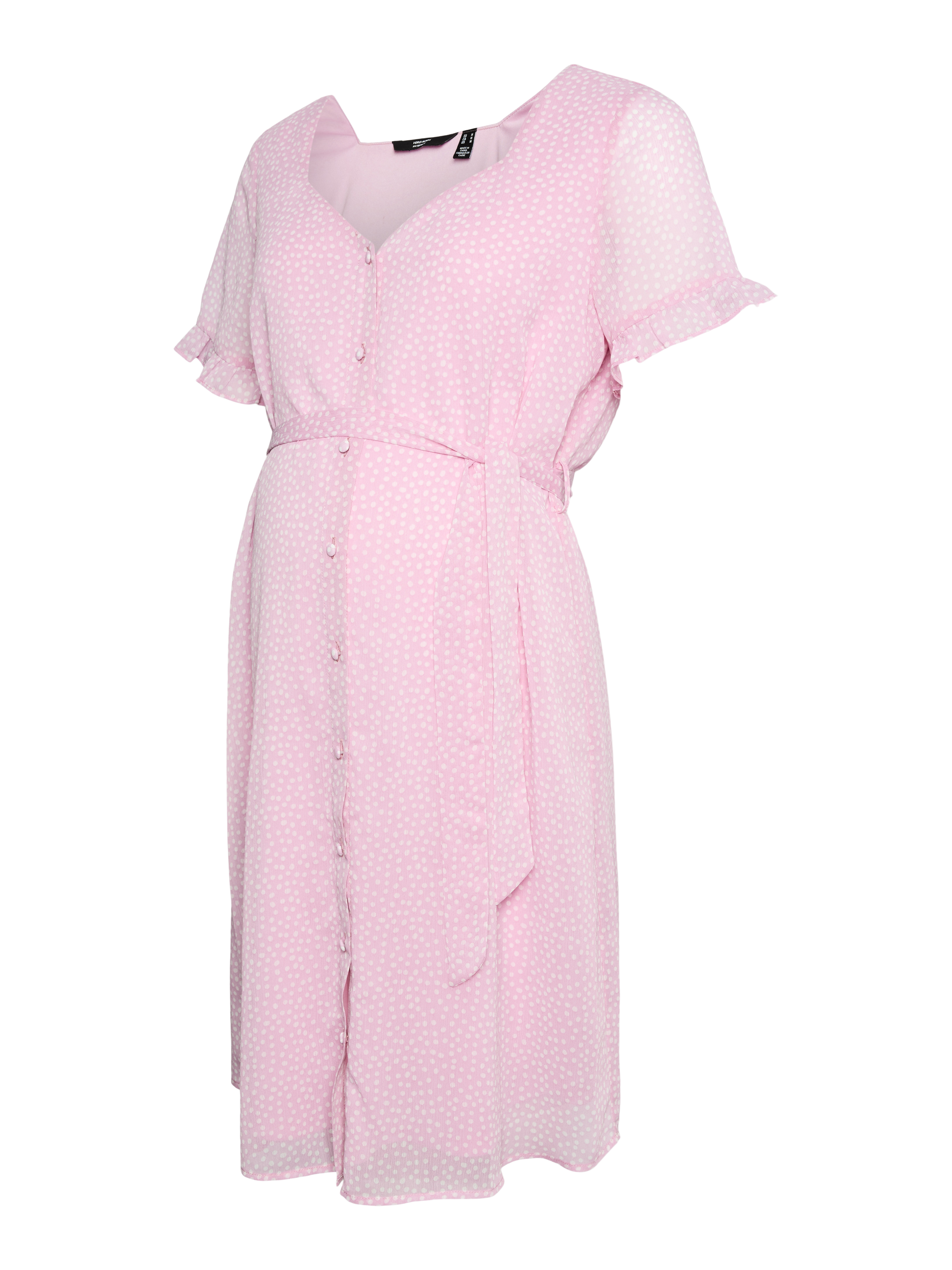 VMMCARO Robe de Maternité Rose clair - Main Image