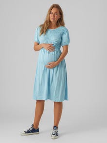 MAMA.LICIOUS Mamma-kjole -Sky Blue - 20018374