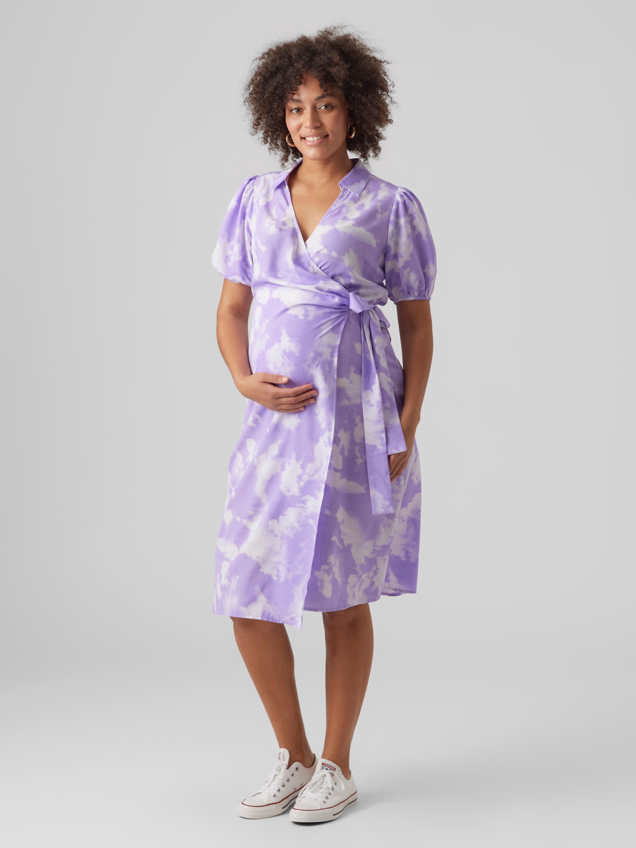 MAMA.LICIOUS MLFABIOLA Umstandskleid -Paisley Purple - 20018410