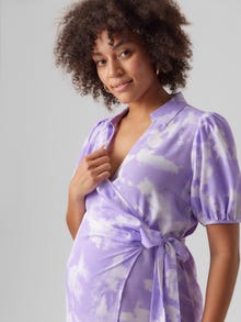 MAMA.LICIOUS MLFABIOLA Umstandskleid -Paisley Purple - 20018410