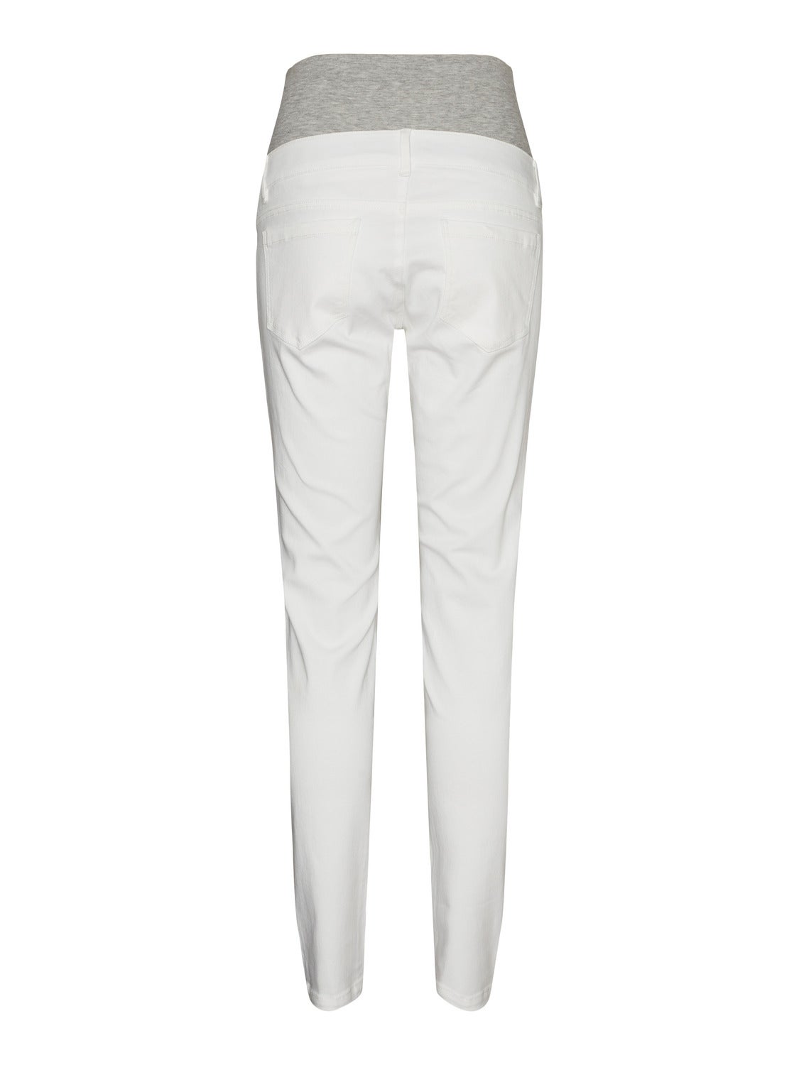Jeans De Grossesse Mamalicious - Coupe Skinny Avec Bande Ventrale - Coton Recyclé - Confort Et Style