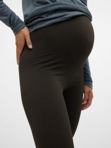 MAMA.LICIOUS Slim fit Korkea vyötärö Leggingsit -Java - 20018495