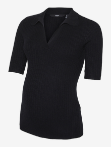 MAMA.LICIOUS Knitted maternity-pullover -Black - 20018552