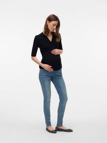 MAMA.LICIOUS Knitted maternity-pullover -Black - 20018552