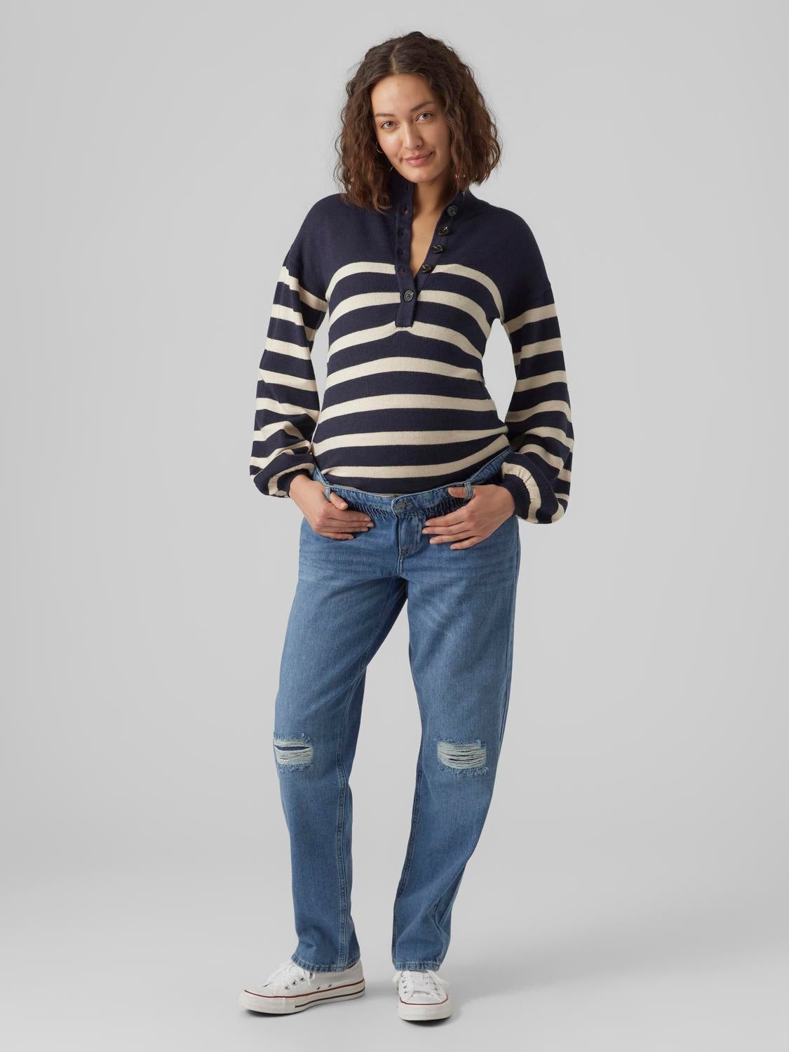 Maternity denim outlet jumper