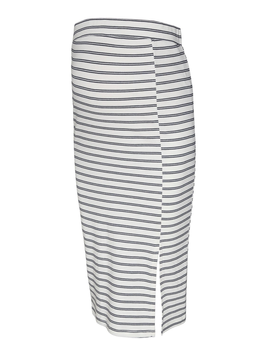 Black and white striped hotsell maternity skirt