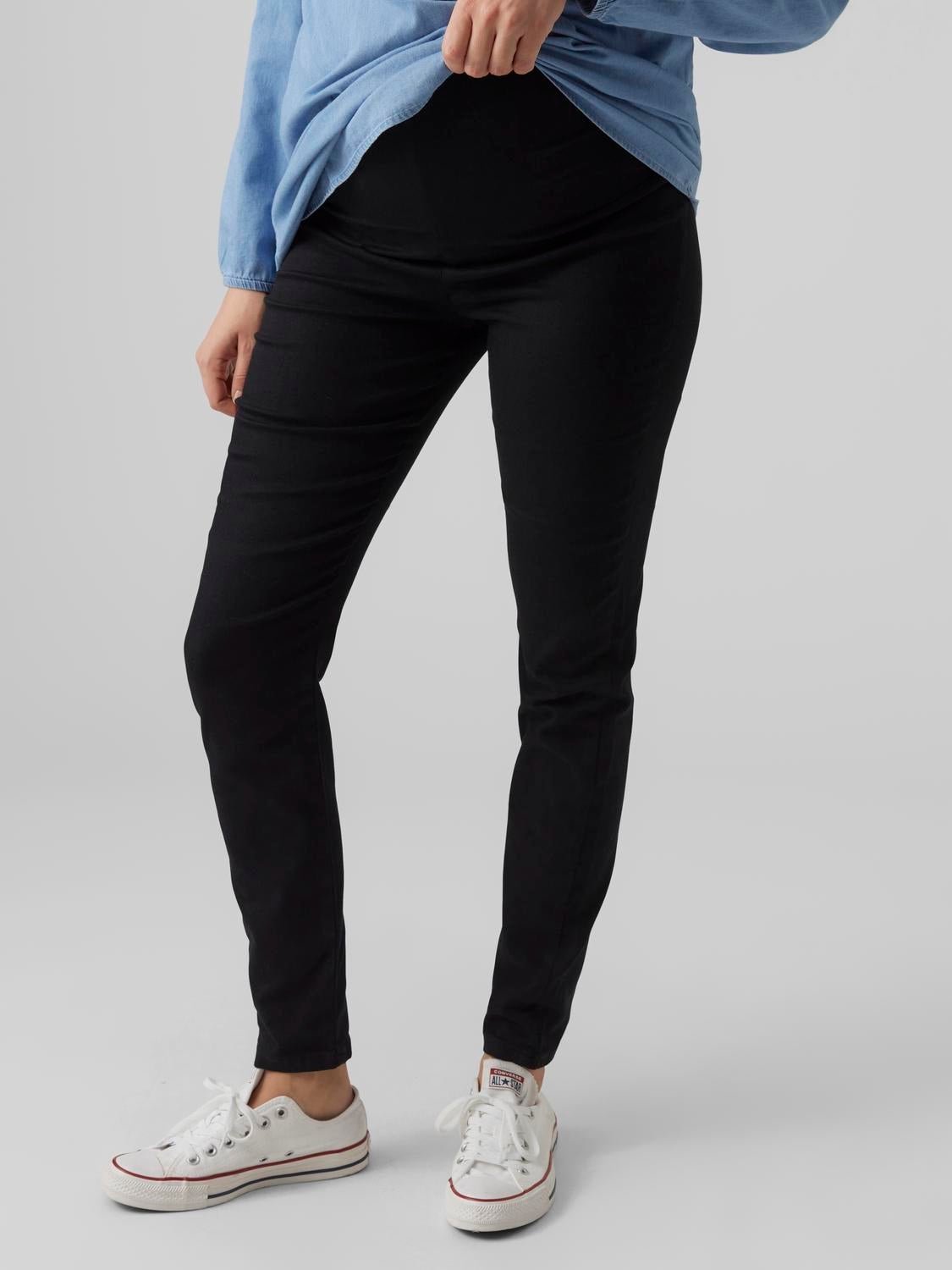 Mamalicious Maternity Blue Slim Jeggings