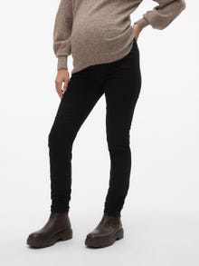 MAMA.LICIOUS Jeggings Slim Fit Vita alta -Black Denim - 20018789