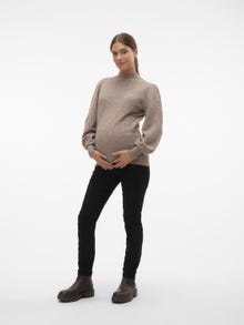 MAMA.LICIOUS Jeggings Slim Fit Vita alta -Black Denim - 20018789