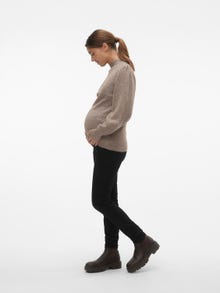 MAMA.LICIOUS Jeggings Slim Fit Vita alta -Black Denim - 20018789