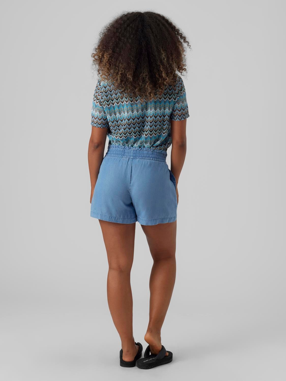 MAMA.LICIOUS Shorts Corte regular -Medium Blue Denim - 20018828
