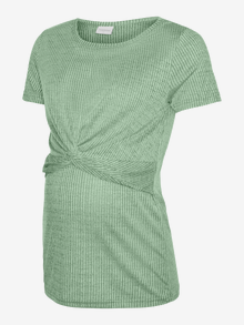 MAMA.LICIOUS Umstands-t-shirt -Smoke Green - 20018835