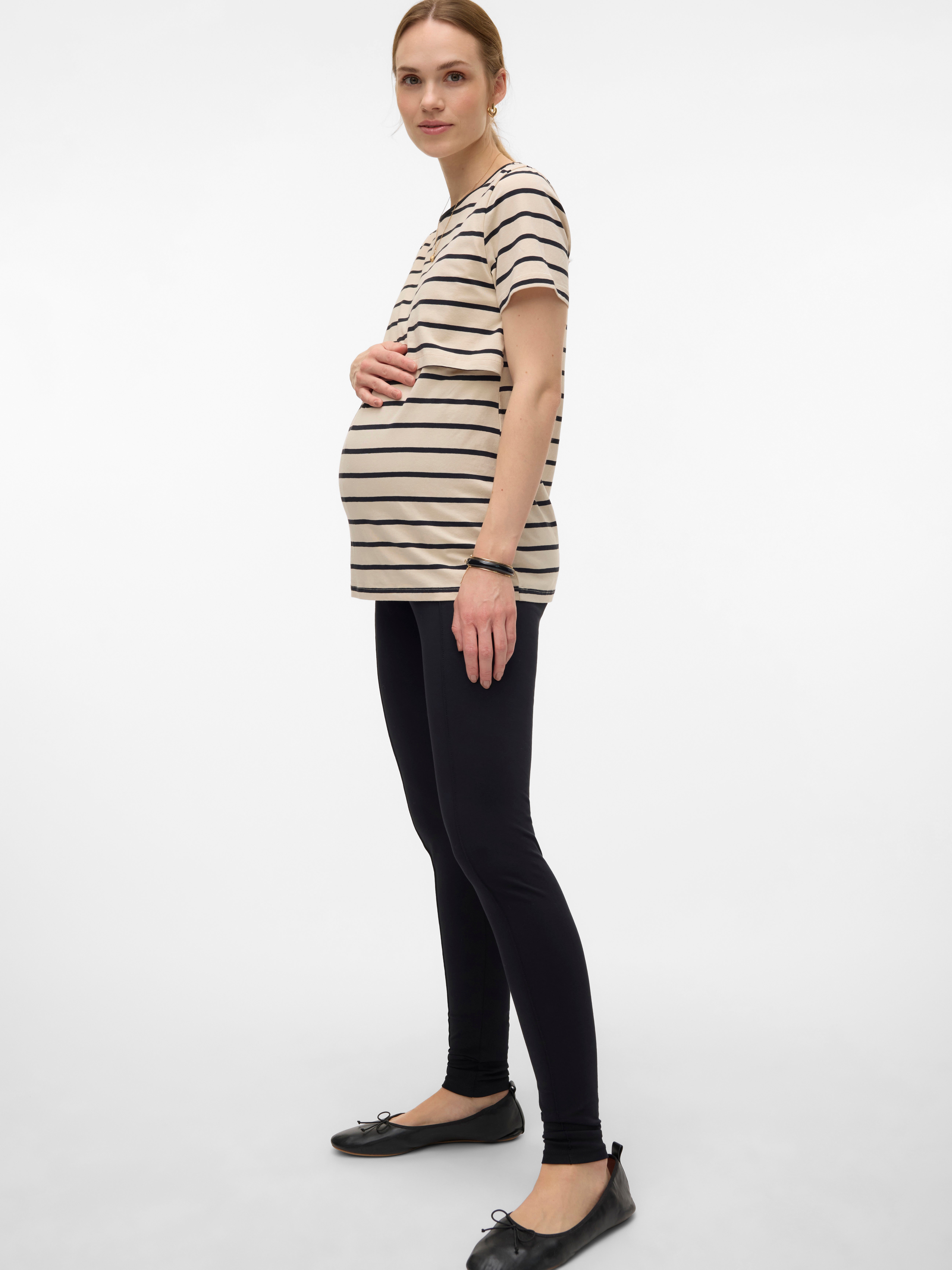 Freerider Co. Maternity Bump Support Leggings - Black | Natural Baby Shower