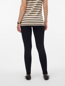 MAMA.LICIOUS Slim fit Korkea vyötärö Leggingsit -Black - 20018836