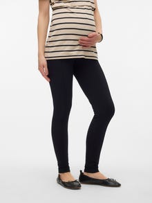 MAMA.LICIOUS Slim fit Korkea vyötärö Leggingsit -Black - 20018836