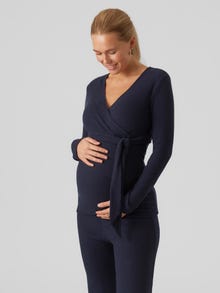 MAMA.LICIOUS MLANNETTE Graviditetstop -Navy Blazer - 20018841