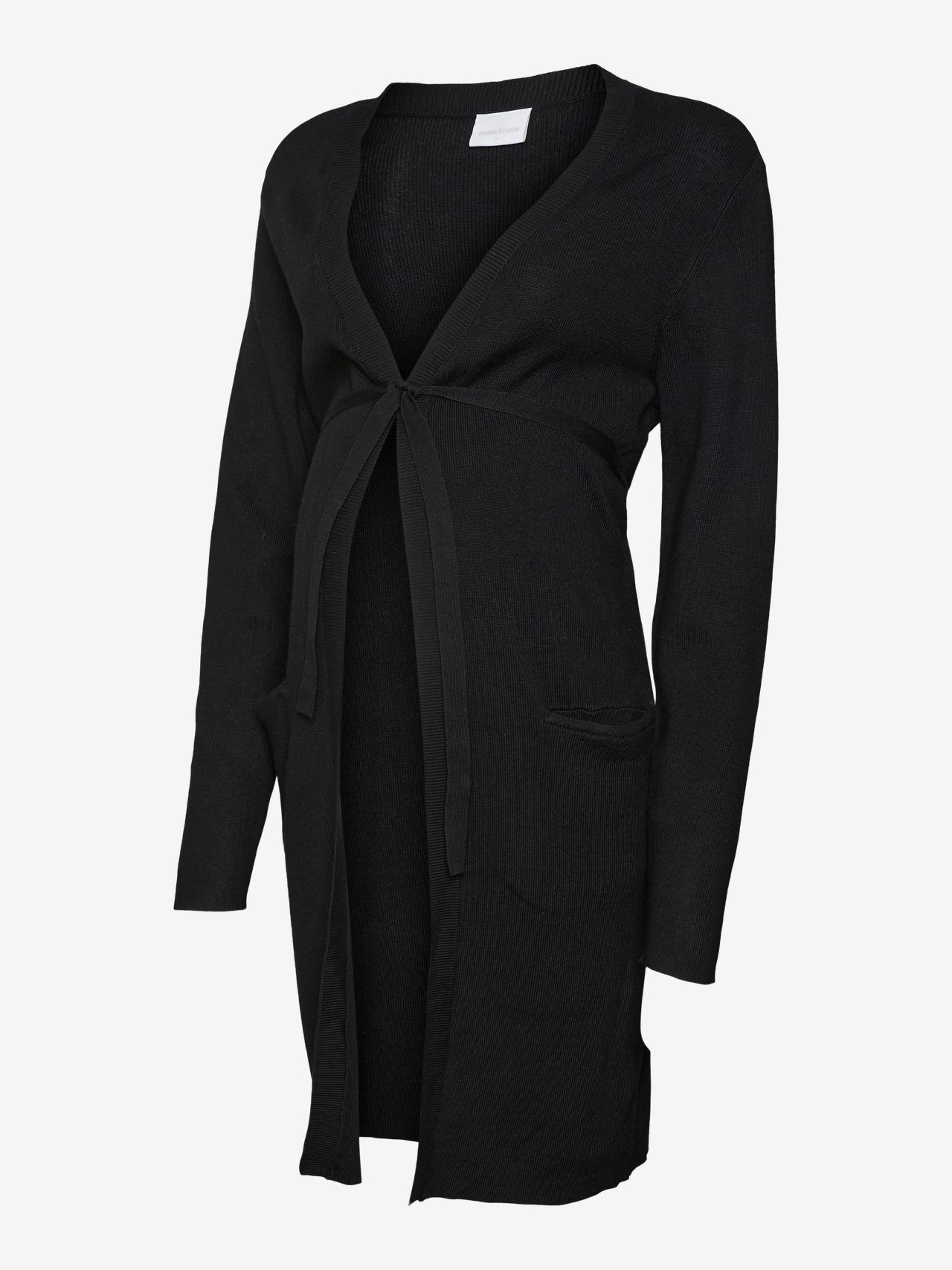 Knitted maternity cardigan Black MAMA.LICIOUS