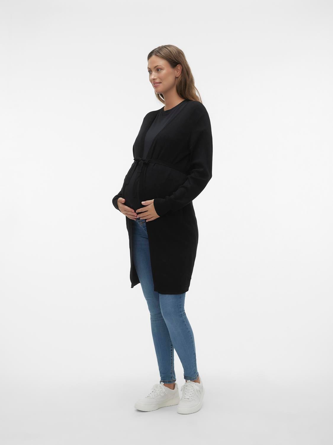 Knitted maternity-cardigan