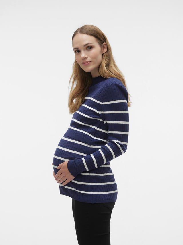 MAMA.LICIOUS Knitted maternity-pullover - 20018855