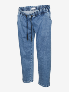 MAMA.LICIOUS Luźno dopasowane Jeans -Medium Blue Denim - 20018889