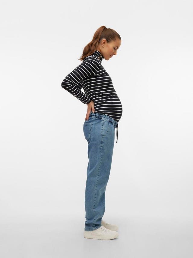 MAMA.LICIOUS Jeans Loose Fit Taille basse - 20018889