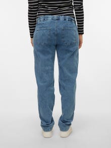 MAMA.LICIOUS Luźno dopasowane Jeans -Medium Blue Denim - 20018889