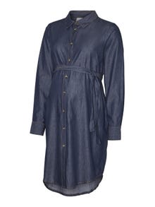 MAMA.LICIOUS vente-kjole -Medium Blue Denim - 20018928