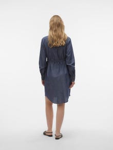 MAMA.LICIOUS vente-kjole -Medium Blue Denim - 20018928