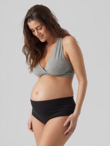 MAMA.LICIOUS 3-pack maternity-briefs -Light Grey Melange - 20018936