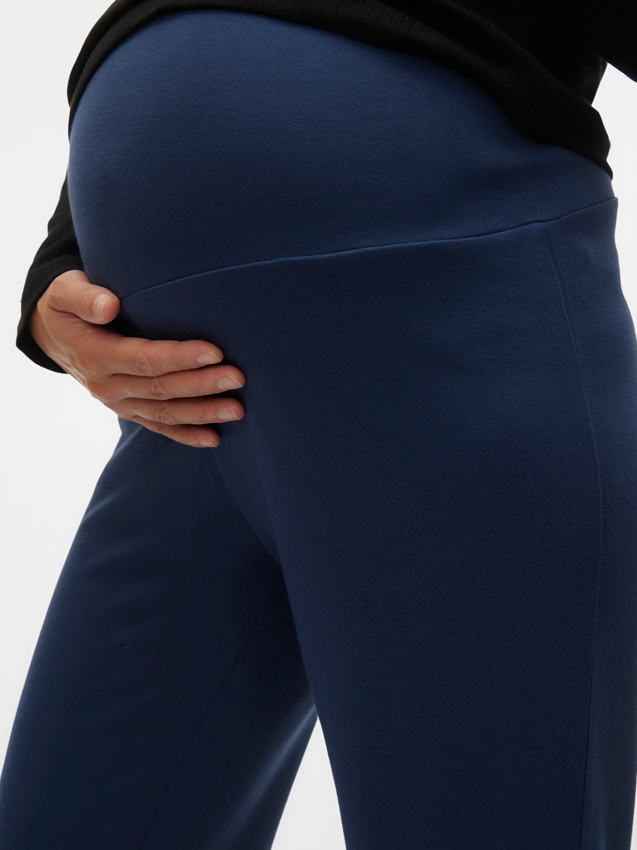 Afsky glemsom ekskrementer Vente-bukser | Mørkeblå | MAMA.LICIOUS®