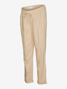 MAMA.LICIOUS Regular fit Housut -Irish Cream - 20018989