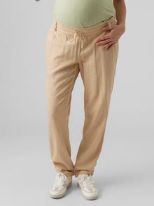MAMA.LICIOUS MLBEACH Graviditetsbukser -Irish Cream - 20018989