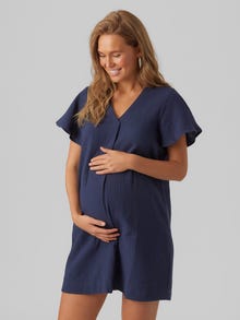 MAMA.LICIOUS VMMNATALI Vestido de Maternidad -Navy Blazer - 20019048