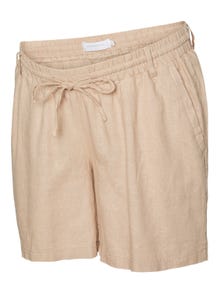 MAMA.LICIOUS Shorts Regular Fit -Warm Taupe - 20019078