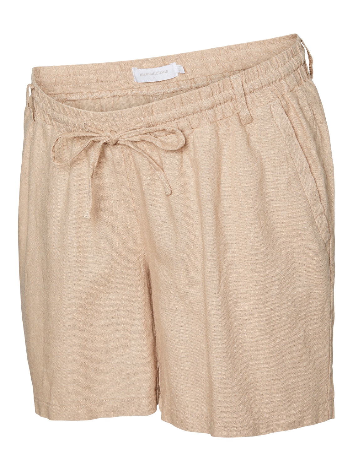 MAMA.LICIOUS Zwangerschaps-shorts -Warm Taupe - 20019078
