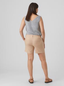 MAMA.LICIOUS Shorts Regular Fit -Warm Taupe - 20019078