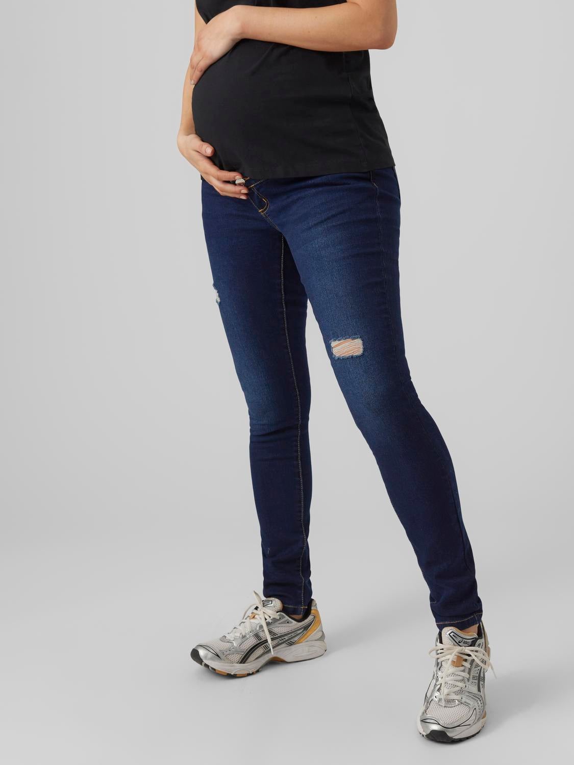 Maternity ankle hot sale jeans