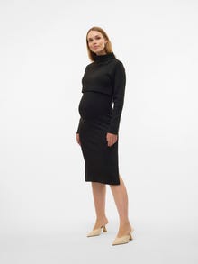 MAMA.LICIOUS MLSUNIVA Maternity Dress -Black - 20019121