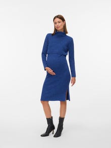 MAMA.LICIOUS MLSUNIVA Maternity Dress -Mazarine Blue - 20019121